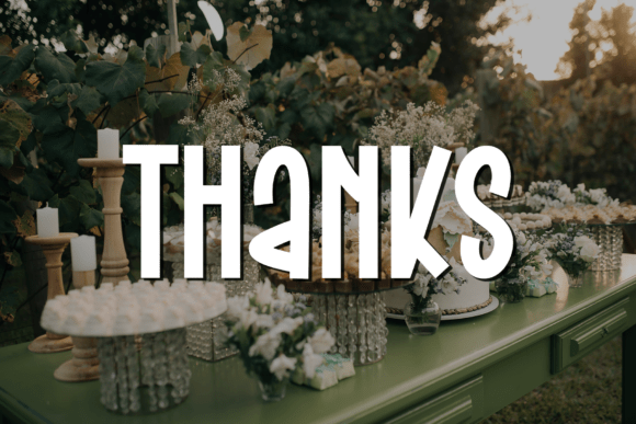 Birthday Rustic Font - Preview 4