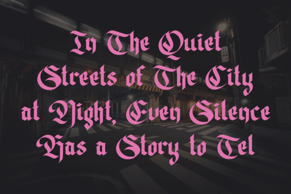 Brackvold Font - Preview 1