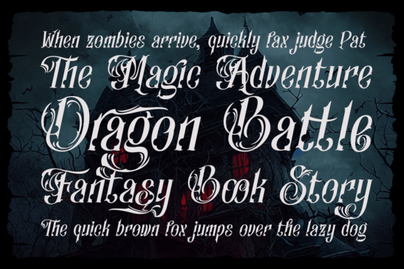 Canderagle Font - Preview 1