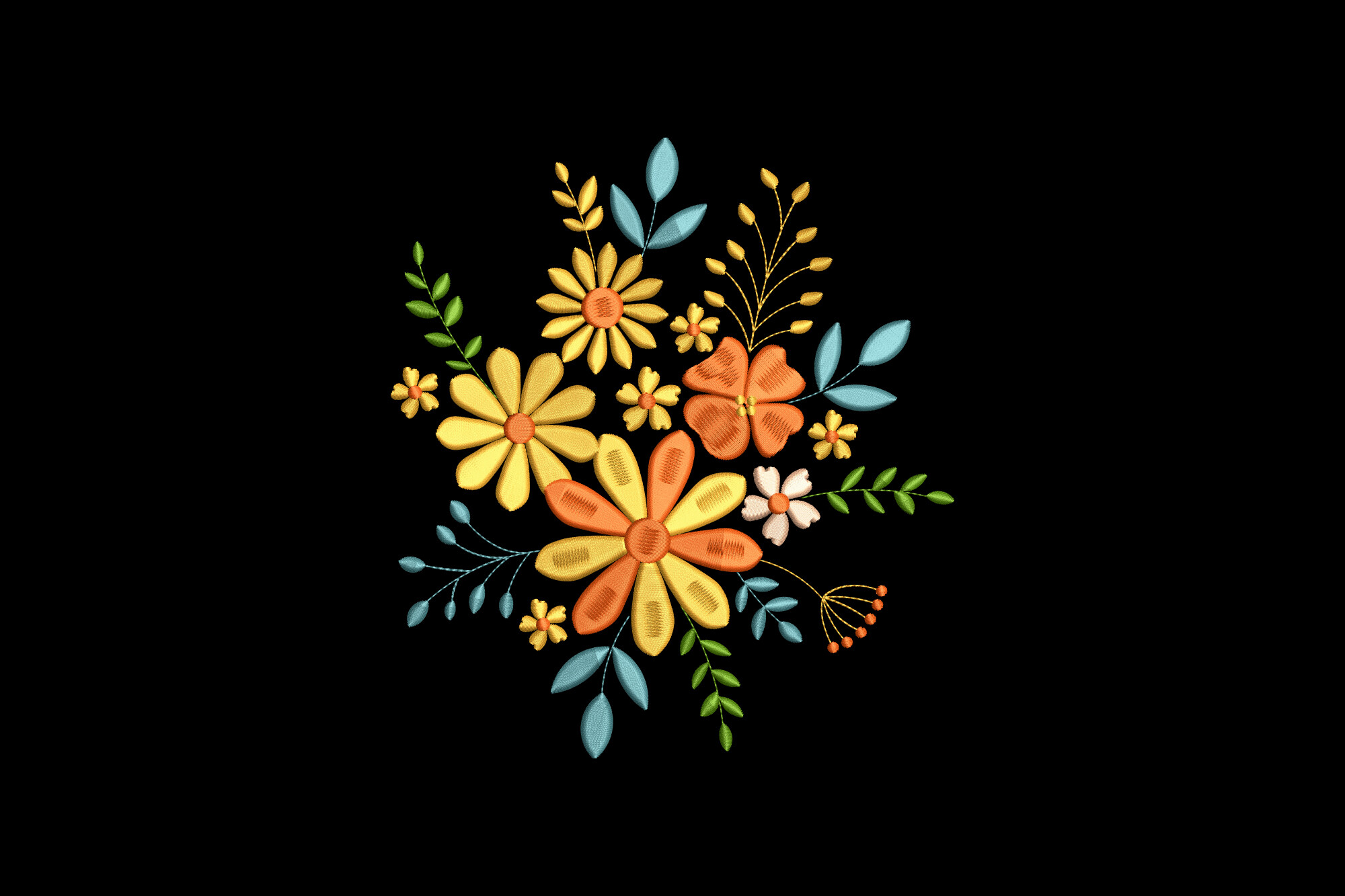 Colorful Bouquet of Flowers