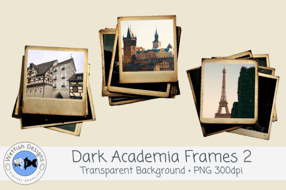 Dark Academia Frames 2