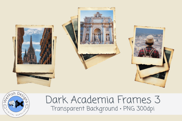 Dark Academia Frames 3