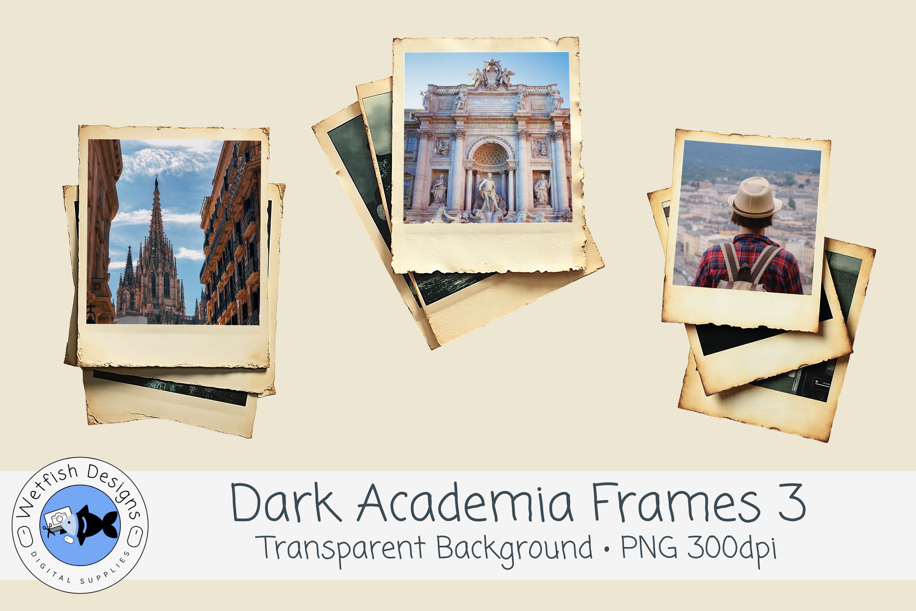 Dark Academia Frames 3