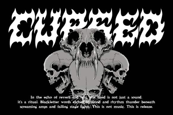 Darkbeat Outrage Font - Preview 2