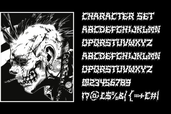 Darkbeat Outrage Font - Preview 4