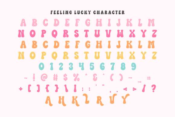 Feeling Lucky Font - Preview 1