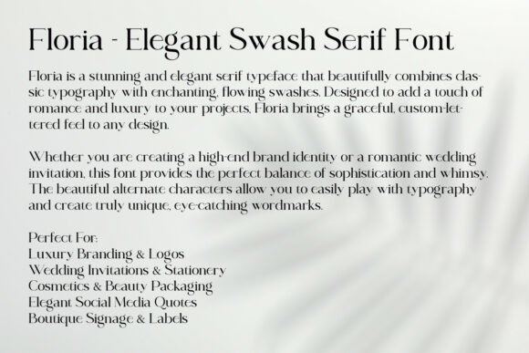 Floria Font - Preview 6