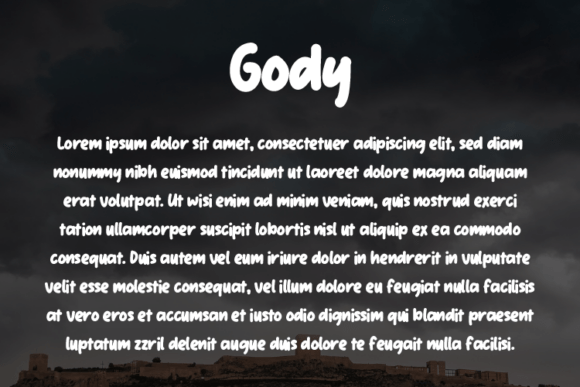 Gody Font - Preview 2