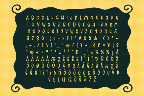 Gramel Font PNG with transparent background - Preview 2