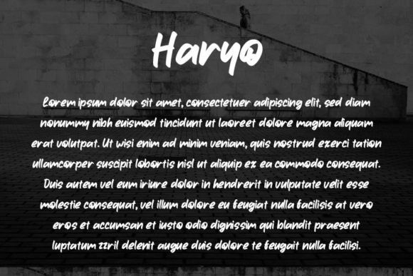Haryo Font PNG with transparent background - Preview 2