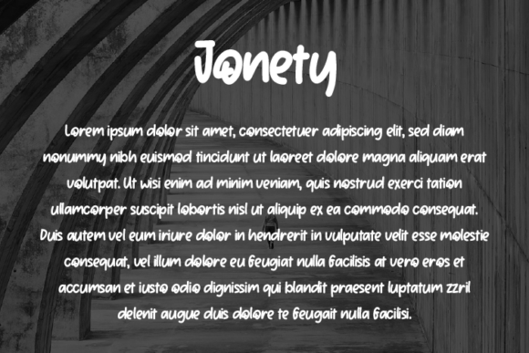 Jonety Font PNG with transparent background - Preview 2