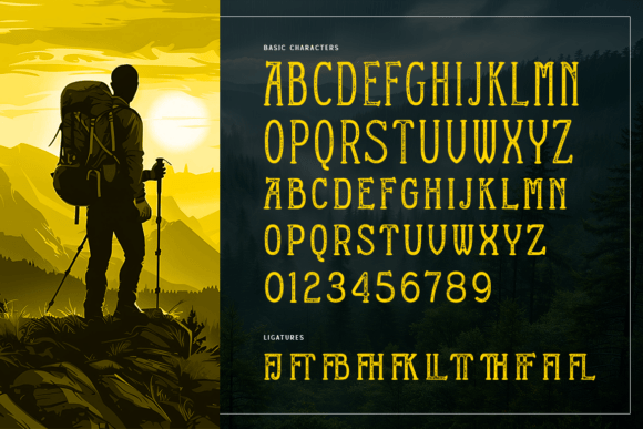 Journeyverse Font PNG with transparent background - Preview 1