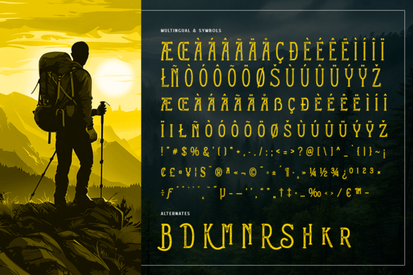 Journeyverse Font PNG with transparent background - Preview 2