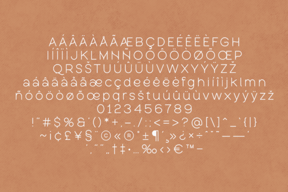 Luminova Font PNG with transparent background - Preview 4