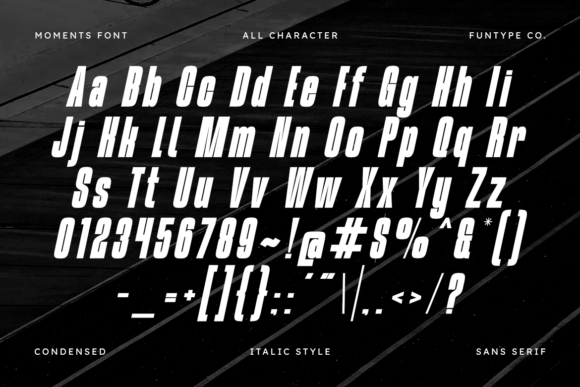 Moments Font PNG with transparent background - Preview 1
