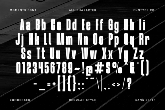 Moments Font PNG with transparent background - Preview 2