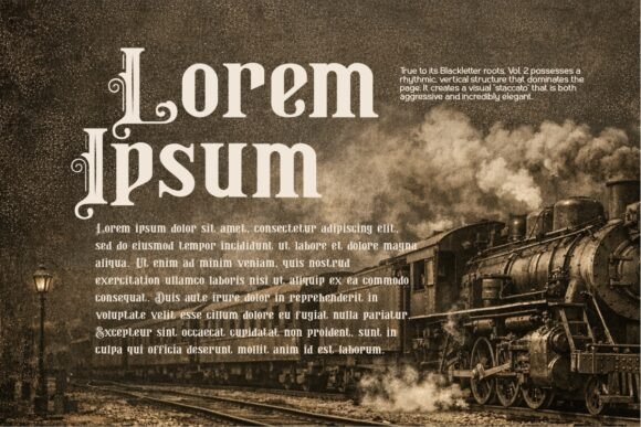 Old Victorian Vol 2 Font PNG with transparent background - Preview 2
