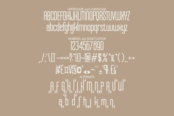 Ramola Font font preview - 4
