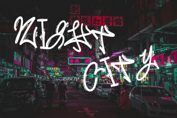 Riot Sketch Font PNG with transparent background - Preview 1