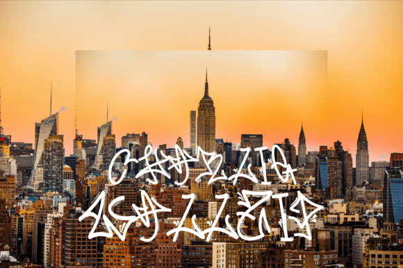 Riot Sketch Font PNG with transparent background - Preview 4