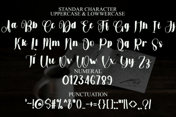 Shop Bakery Font PNG with transparent background - Preview 6