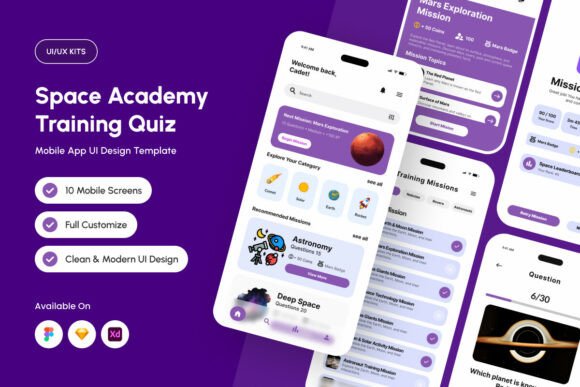 Space Cadet Academy Training Quiz App