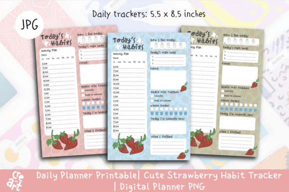 Strawberry Daily Planner