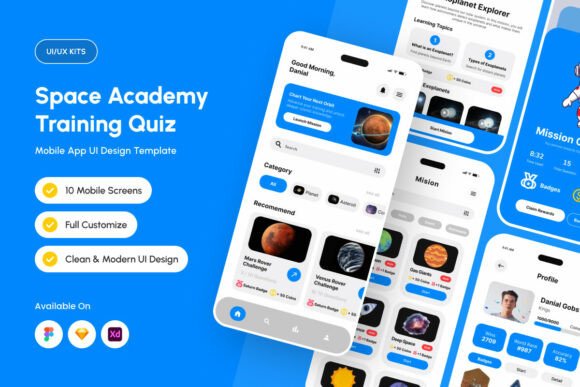 Voltic - Space Academy Training Quiz App