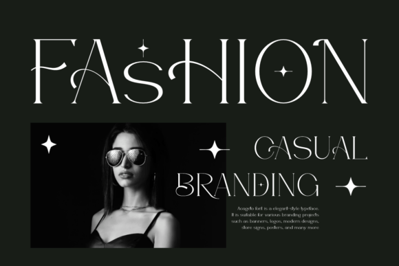 Acageto Font PNG with transparent background - Preview 2