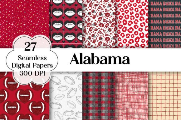 Alabama Seamless Digital Paper