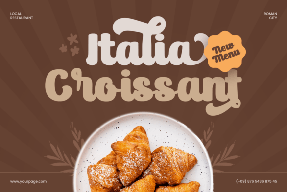 Almond Bread Font - Preview 1