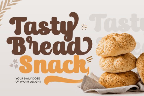 Almond Bread Font - Preview 2