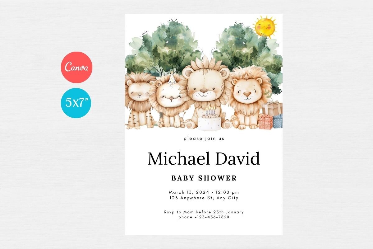 Baby Shower Welcome Sign & Invitation