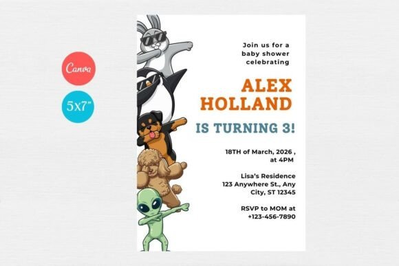 Baby Shower Welcome Sign & Invitation