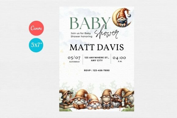 Baby Shower Welcome Sign & Invitation