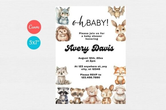 Baby Shower Welcome Sign & Invitation