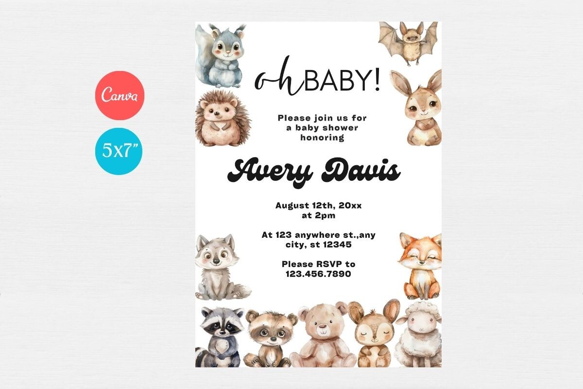 Baby Shower Welcome Sign & Invitation
