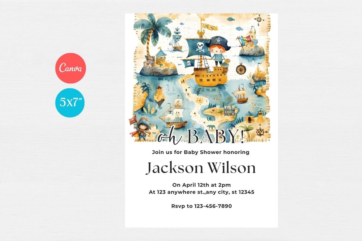 Baby Shower Welcome Sign & Invitation