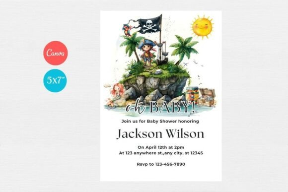 Baby Shower Welcome Sign & Invitation