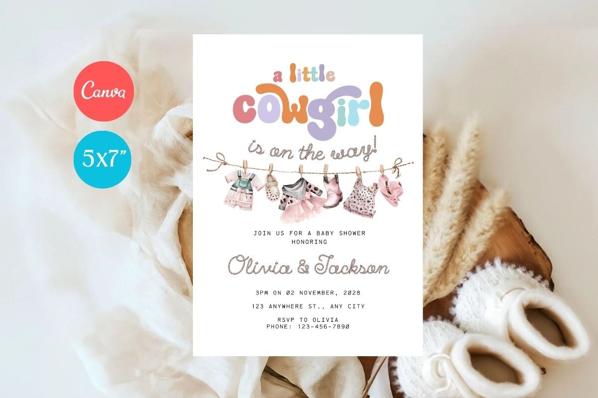 Baby Shower Welcome Sign & Invitation