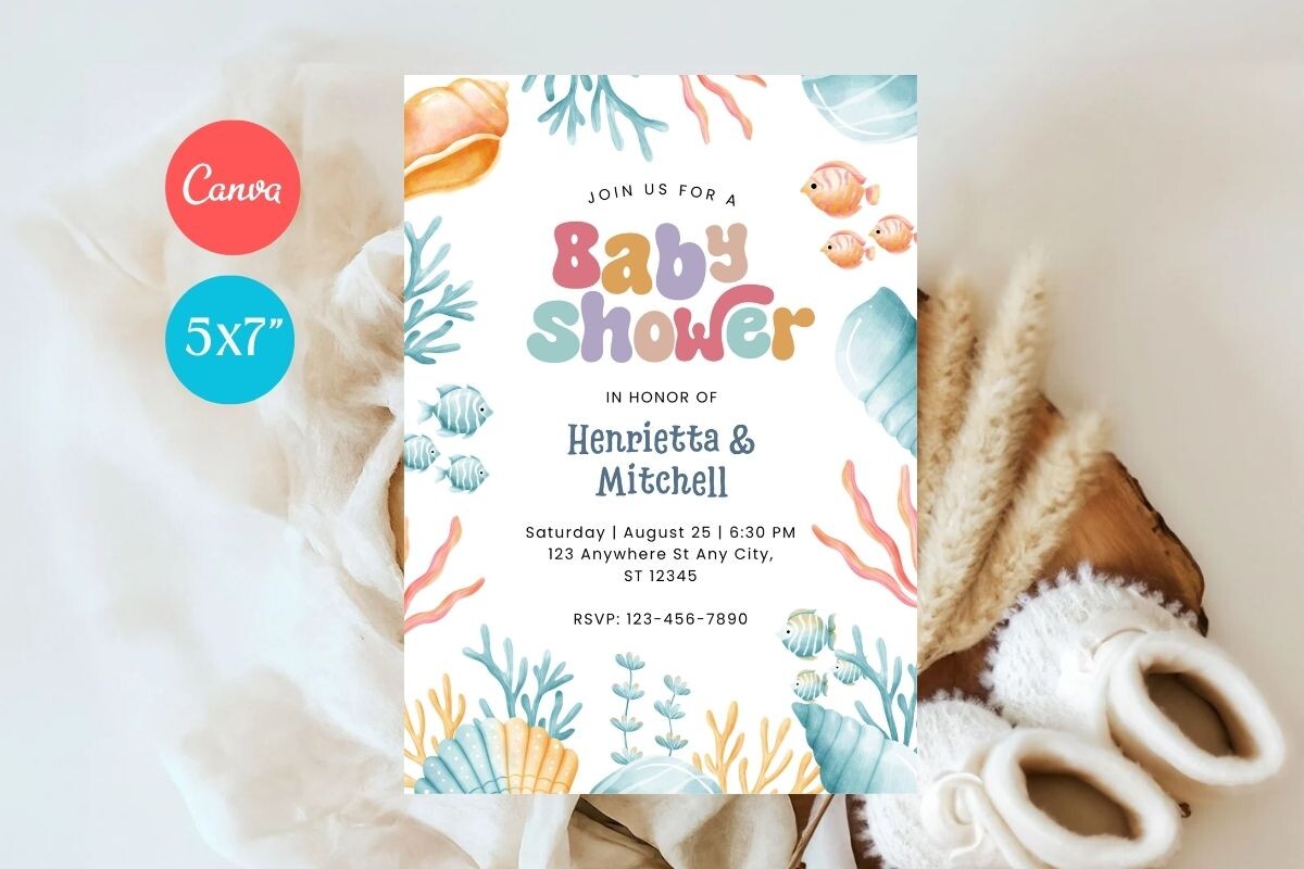 Baby Shower Welcome Sign & Invitation