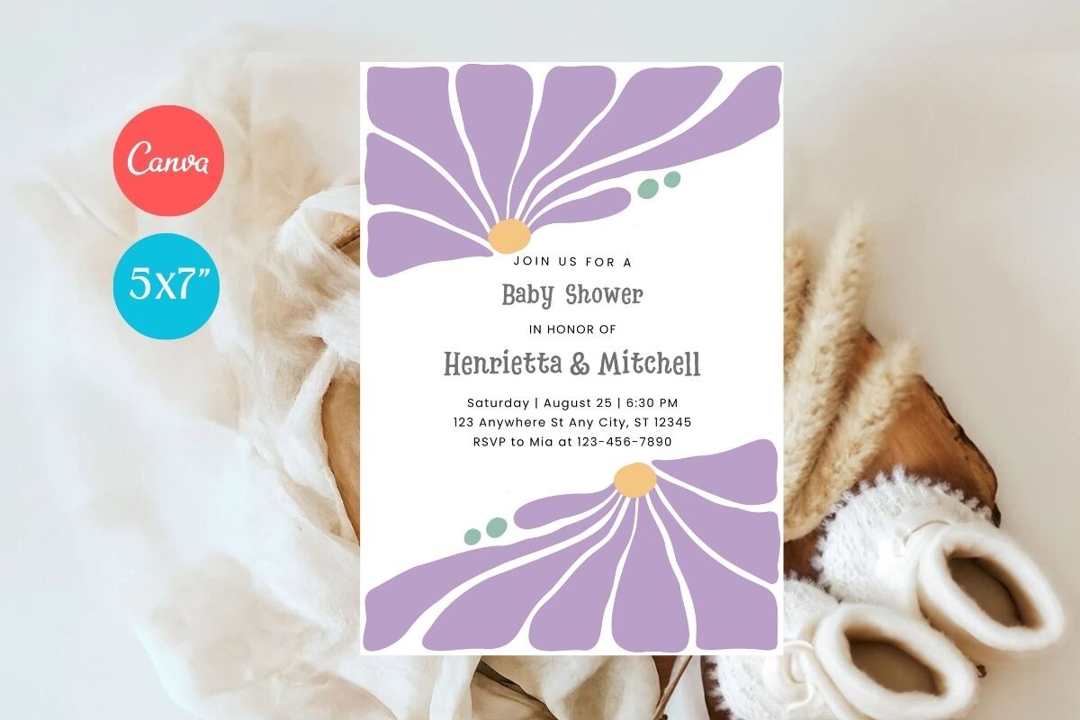 Baby Shower Welcome Sign & Invitation