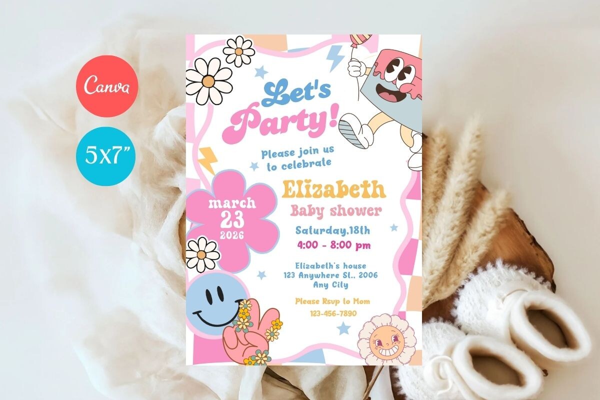 Baby Shower Welcome Sign & Invitation