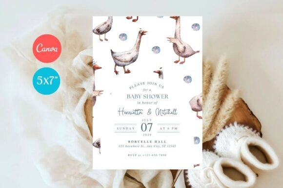 Baby Shower Welcome Sign & Invitation