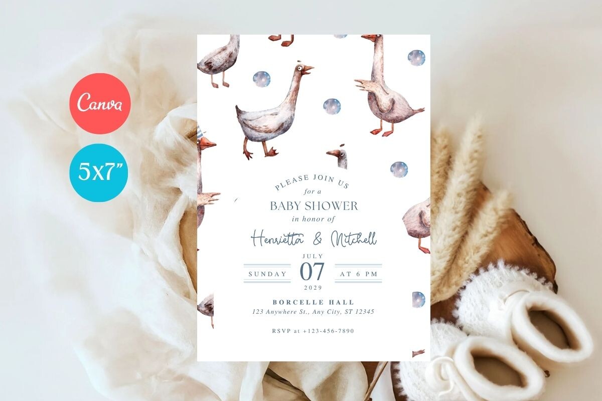 Baby Shower Welcome Sign & Invitation
