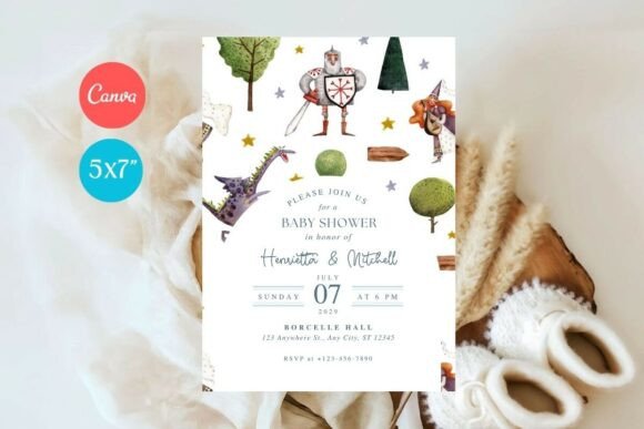 Baby Shower Welcome Sign & Invitation