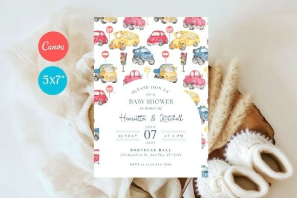 Baby Shower Welcome Sign & Invitation