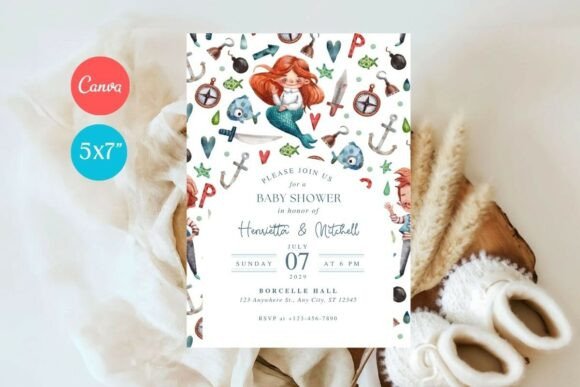 Baby Shower Welcome Sign & Invitation