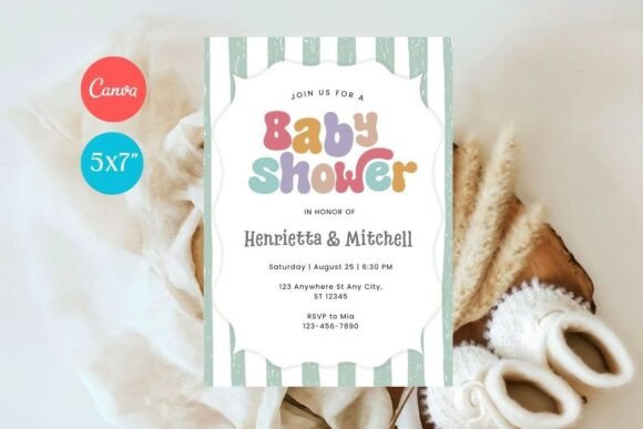 Baby Shower Welcome Sign & Invitation