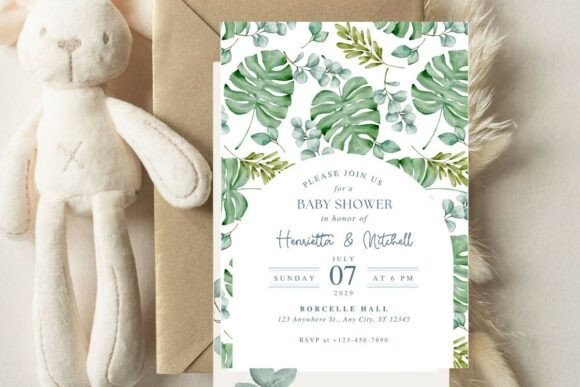 Baby Shower Welcome Sign & Invitation